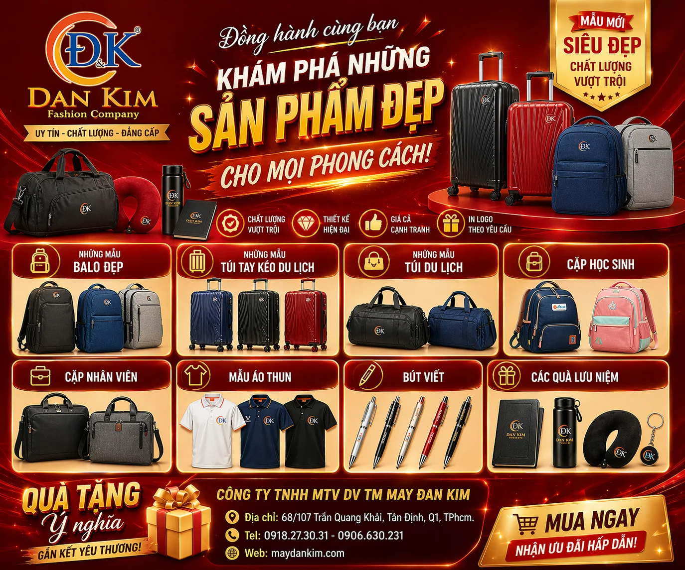 Sứ mệnh của chúng tôi là mang đến “Mỗi sản phẩm – Một dấu ấn thương hiệu.”